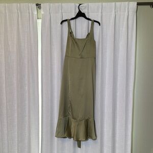 Show Me Your MuMu Olive Midi Dress